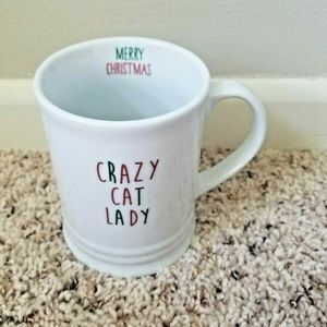 crazy christmas lady mug